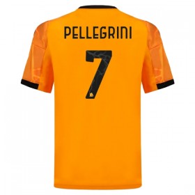 AS Roma Pellegrini 7 Fodboldtrøjer Udebane 2025-26 Kort ærmer